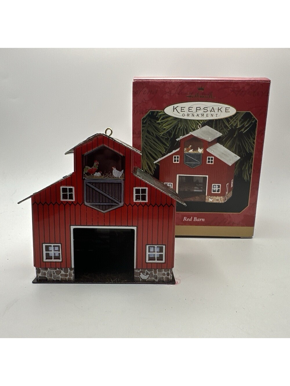 Hallmark Keepsake Ornament "Red Barn" 1999 Christmas Tree Ornament